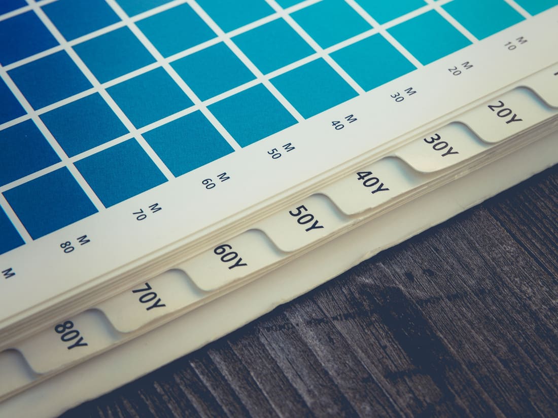 Carta de color y control de prepensa